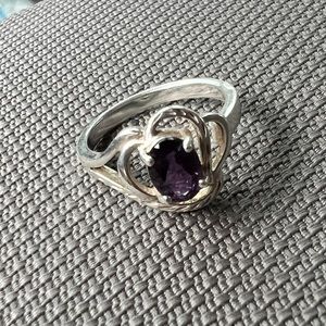 genuine himalayan amethyst ring
